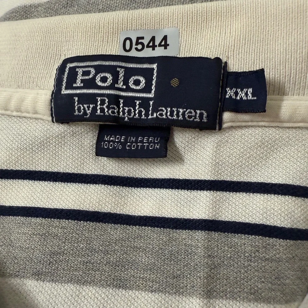 Polo Ralph Lauren XXL Striped‎ Polo Shirt Menswear Casual Everyday Top